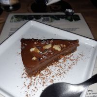 Torta de chocolate com frutas vermelhas at Casa Raw in Sao Paulo