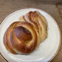 Cinnamon bun at Godt Brød in Oslo