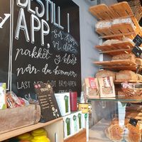 Inside at Godt Brød in Oslo