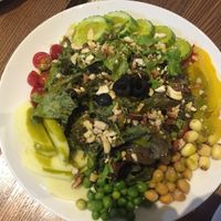 Salad with passionfruit dressing 😍 at Minh Chay - Ma May in Hanoi