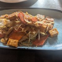Soy noodles (pas see ew) at Siam Orchid Thai Cuisine in Eureka