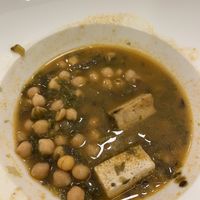 Chickpea stew  at El Fogon Verde in Madrid
