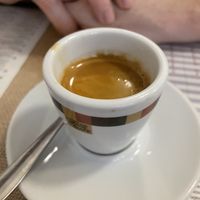 Café solo  at El Fogon Verde in Madrid