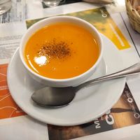 Crema de betacarótenos at El Fogon Verde in Madrid