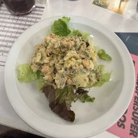 Tuna potato salad  at El Fogon Verde in Madrid