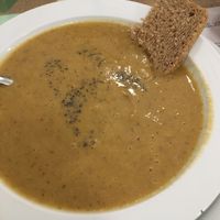 Soup at El Fogon Verde in Madrid