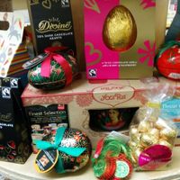 Easter eggs at Planetwise & Yoga Studio in Bridlington