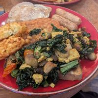 Vegan English Breakfast at Planetwise & Yoga Studio in Bridlington