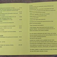 Menu at Planetwise & Yoga Studio in Bridlington