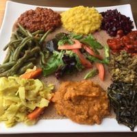 Veggie Combo.  Yum! at Ababa in Washington