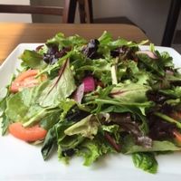 House salad.  Very few Ethiopian places offer a legit salad like this!  The salad has jalapenos in it and has a bit of a kick (though I'm sure you could leave them off if you don't want the kick).   at Ababa in Washington