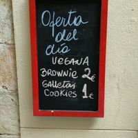 Advert for Brownies Outside at La Gelateria del Barri - Born La Ribera in Barcelona