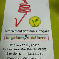 Flyer at La Gelateria del Barri - Born La Ribera in Barcelona