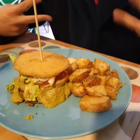 Main / Burger at Cookaluzka in Madrid