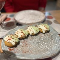 Mini Arepas con NataVeg  at Cookaluzka in Madrid