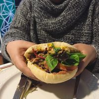 Italian burger  at Cookaluzka in Madrid