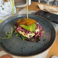 Plátano Burger  at Cookaluzka in Madrid