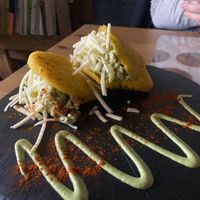  Arepa reina pipiada  at Cookaluzka in Madrid
