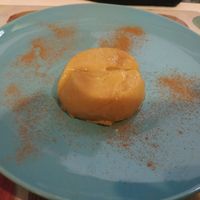Flan at Cookaluzka in Madrid