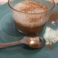 Natilla de cafe at Cookaluzka in Madrid