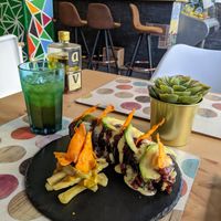 latin kimbap at Cookaluzka in Madrid