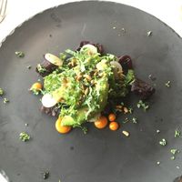 Roasted beets at The Pointe Restaurant in Tofino