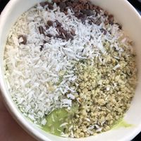 Green goddess bowl at Nourish Wellness Cafe in Northampton