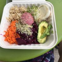 Nourish bowl at Nourish Wellness Cafe in Northampton