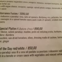 The raw special platter that I had at Mayka in Belgrade