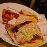 Vegan sheitan gyros at Mayka in Belgrade