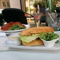 Seitan hot dog at Mayka in Belgrade