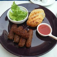 ";Serbian Touch"; meal at Mayka in Belgrade