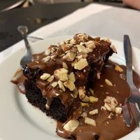 brownie with almonds  at Mayka in Belgrade