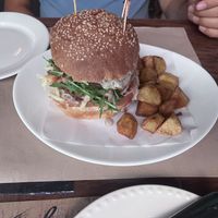 Burger  at Mayka in Belgrade