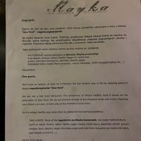   at Mayka in Belgrade