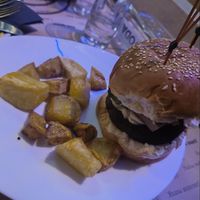 vege new fatboy burger (with vegan cheese) at Mayka in Belgrade