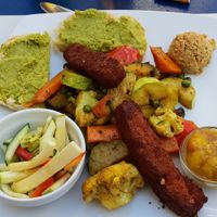 Mixed platter at Mayka in Belgrade