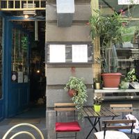 Outside at Mayka in Belgrade