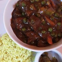 Vegetarian Chicken TikkaMasala at Mayka in Belgrade