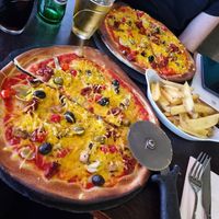 Vegan pizzas at Cafe Sia in Isle Of Skye