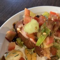 Vegan bruschetta   at Cafe Sia in Isle Of Skye