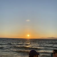 Sea front view  at Nice n Easy in Mykonos