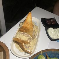 Hummus  at Nice n Easy in Mykonos