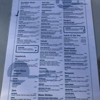 Menu at Nice n Easy in Mykonos