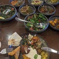 Vegan mezze at Maqam Al Sultan in Larnaca