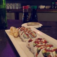 Iggy Popper Roll and Mushroom Roll (forgot the mushroom rolls names) at UCHU Sushi in Portland