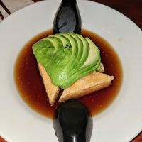 Agedashi Tofu add Avacado ($1) happy hour special at UCHU Sushi in Portland