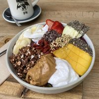  Acai bowl with peanut butter  at 6 Nutrition in Frankston
