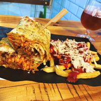 Wrap “Bolognese” (secret menu item yet)  at Bioloco in Gran Canaria