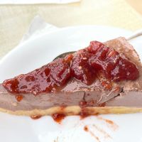 Take away cheescake that melted A bit in the Car on my Way Home   at Bioloco in Gran Canaria